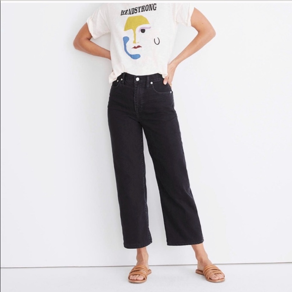 Madewell Slim Wide-leg Jean Lunar Wash